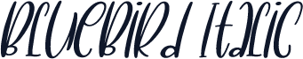 BlueBird Italic