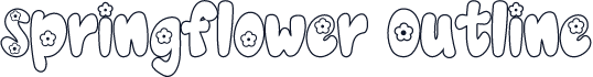 Springflower Outline