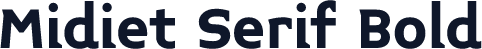 Midiet Serif Bold