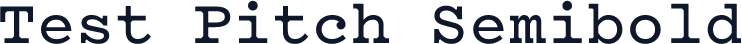 Test Pitch Semibold