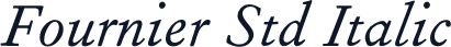 Fournier Std Italic