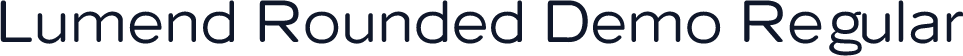 Lumend Rounded Demo Regular
