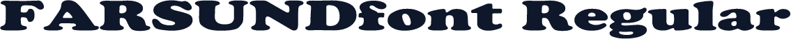 FARSUNDfont Regular
