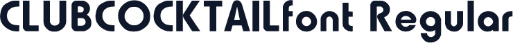 CLUBCOCKTAILfont Regular