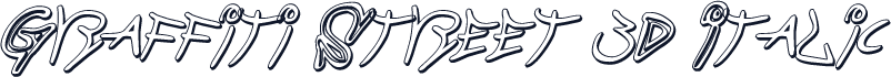 Graffiti Street 3D Italic