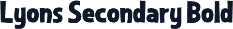 Lyons Secondary Bold