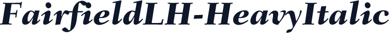 FairfieldLH-HeavyItalic