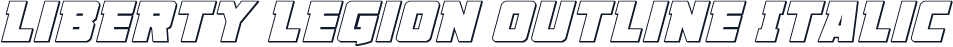 Liberty Legion Outline Italic