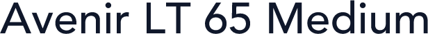 Avenir LT 65 Medium