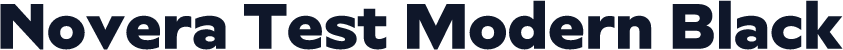 Novera Test Modern Black