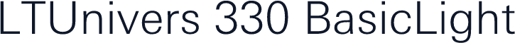 LTUnivers 330 BasicLight