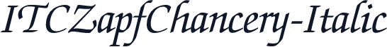 ITCZapfChancery-Italic