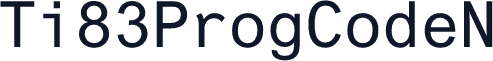 Ti83ProgCodeN