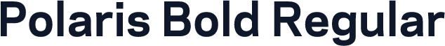 Polaris Bold Regular