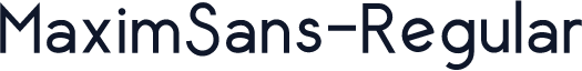 MaximSans-Regular