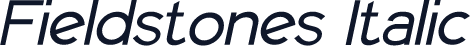 Fieldstones Italic