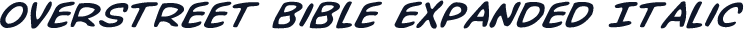 Overstreet Bible Expanded Italic