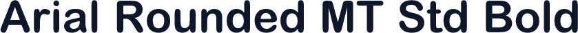 Arial Rounded MT Std Bold