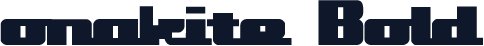 onakite Bold