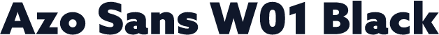 Azo Sans W01 Black
