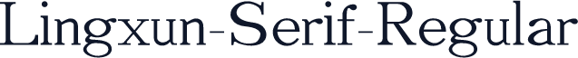Lingxun-Serif-Regular