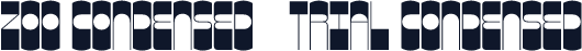 Zoo Condensed-Trial Condensed