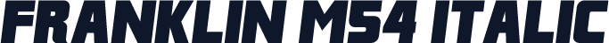Franklin M54 Italic