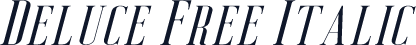 Deluce Free Italic