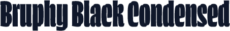 Bruphy Black Condensed