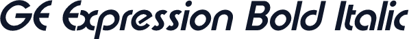 GE Expression Bold Italic