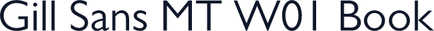 Gill Sans MT W01 Book