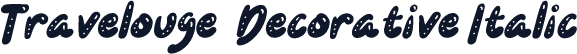Travelouge  Decorative Italic