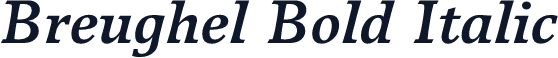 Breughel Bold Italic