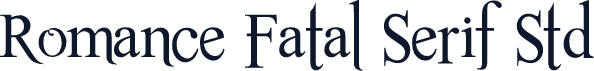 Romance Fatal Serif Std