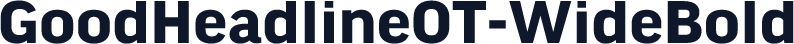 GoodHeadlineOT-WideBold