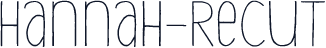 Hannah-Recut