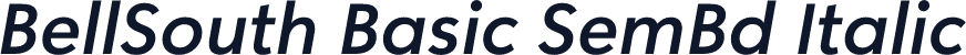 BellSouth Basic SemBd Italic