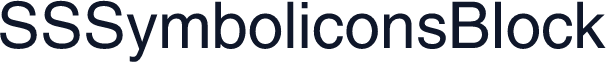 SSSymboliconsBlock