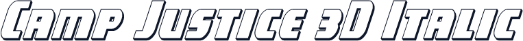 Camp Justice 3D Italic
