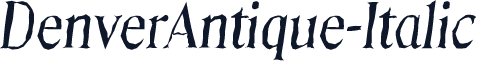 DenverAntique-Italic