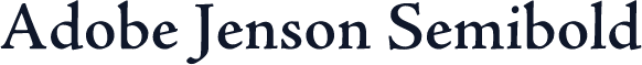 Adobe Jenson Semibold