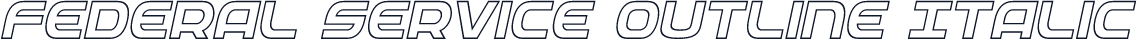 Federal Service Outline Italic