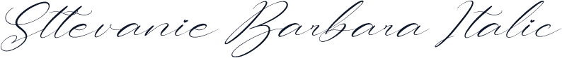 Sttevanie Barbara Italic