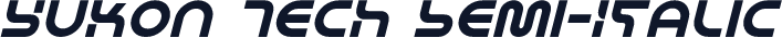 Yukon Tech Semi-Italic