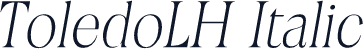 ToledoLH Italic
