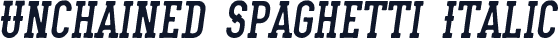 Unchained Spaghetti Italic