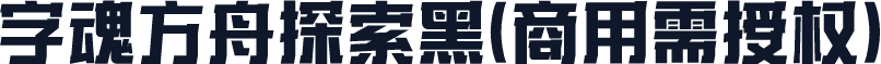 字魂方舟探索黑(商用需授权)