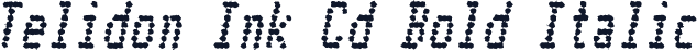 Telidon Ink Cd Bold Italic