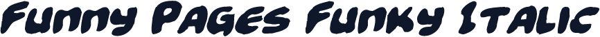 Funny Pages Funky Italic