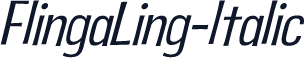 FlingaLing-Italic
